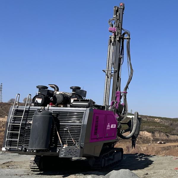 Crawler Drilling Rig Lifting Force 30KN Mining Drilling Machine Hard Rock Drilling Rig