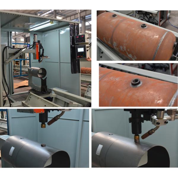 Precision Cylinder Nut Gas Shielding Welding Machine For Compression Hydropneumatic Tanks