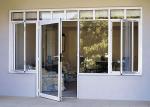 Heat Insulation Commercial Aluminium Doors Casement Door Construction Easy