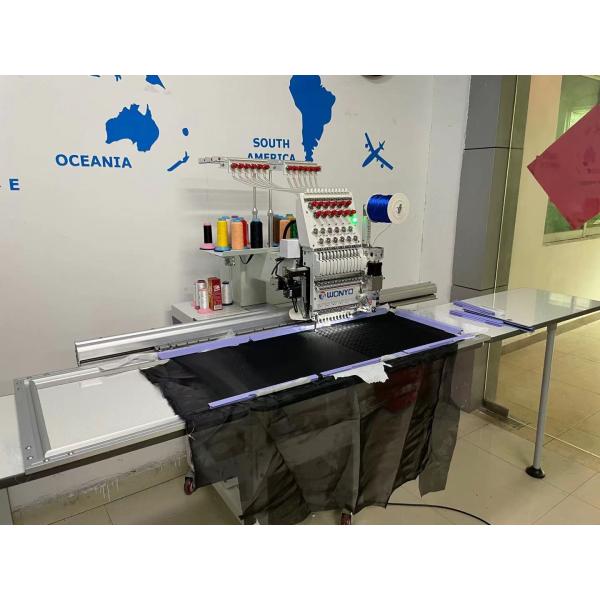 For WONYO New Single Head Flat Embroidery Machine Computerized Cording Chenille Embroidery for Home Use featuring Motor Bearing