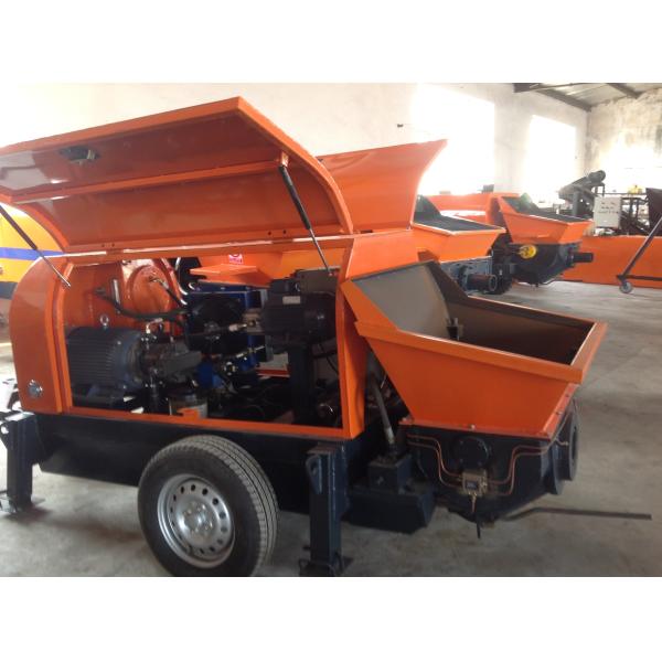 High Reliability Trailer Mounted Concrete Pump Easy To Move For Small Construction Projects
