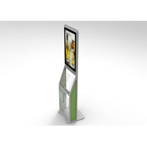 13.3'' PCAP Touch Screen Information Kiosk Android OS With Brochure Shelf