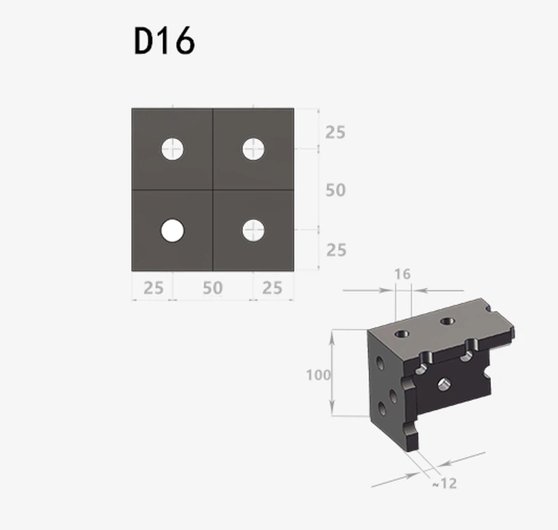 Pro D28 Modular 3D Fixture Welding Bench For Metal Fabrication Work