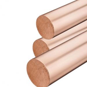 China Pure Copper Bar Rod 99.9% 99.99% 99.95% 	Copper Material C1100 C10200 C18980 C15715 on sale