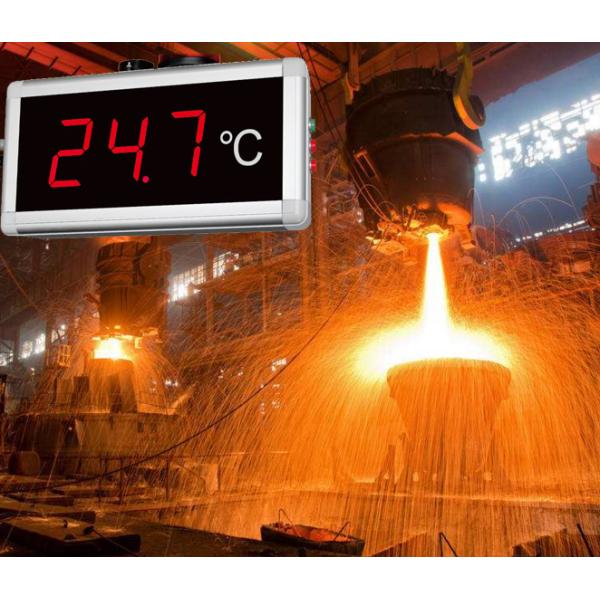 PT100 High Precision Digital Thermometer Hygrometer With Large LED Display