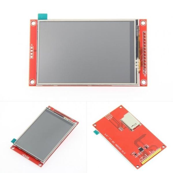 YBR035JGS-Q1 3.5-inch SPI Display with 480*320 Resolution and Resistive Touch LCD Module