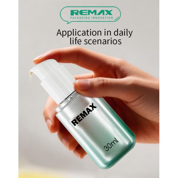 Stylish Gradient Color 30ml Lotion Pump Bottle Portable Refillable Empty Cosmetic Container
