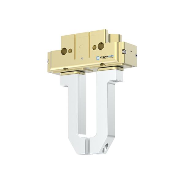 High-Precision Pneumatic Gripper with Sensor Interfaces Multi-Tooth Guidance System
