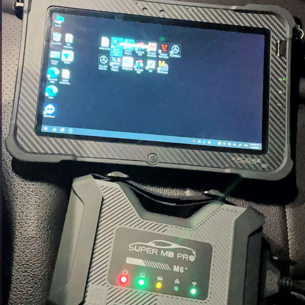 Super MB Pro M6+ M6 Plus Basic Version for Benz Diagnosis Tool + USB Cable + OBD2 16pin Cable