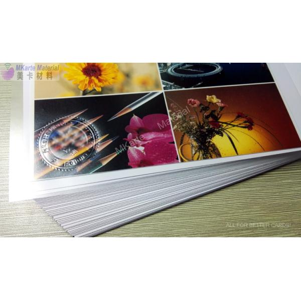 One Sided Pvc Printable Sheets Non Corrosion Stable Color Retention