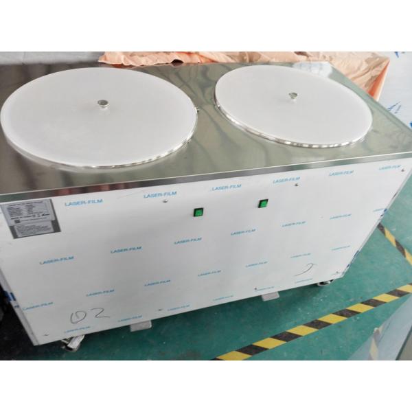 China Wholesale Prices Roll Freeze Cold Plate Double Round Pan Fried Ice Cream Machine for Sale