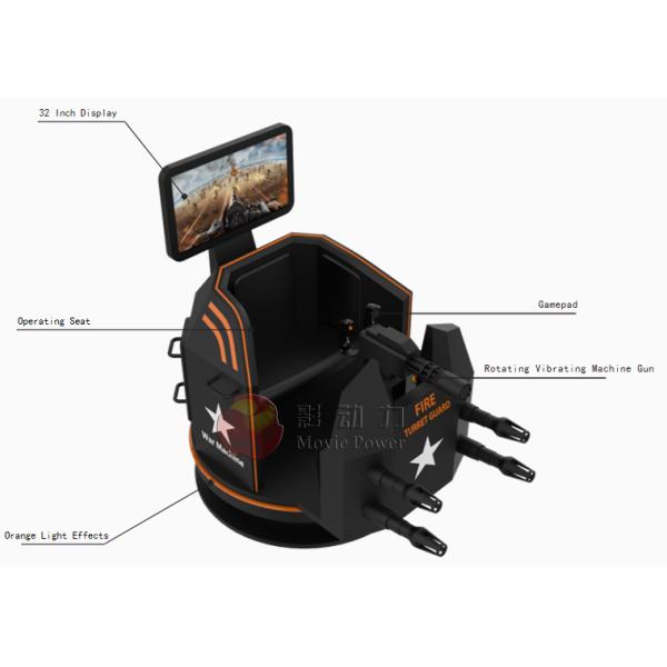 Electric System 9D VR Shooting Game Machine War Battle Max Load 150kg