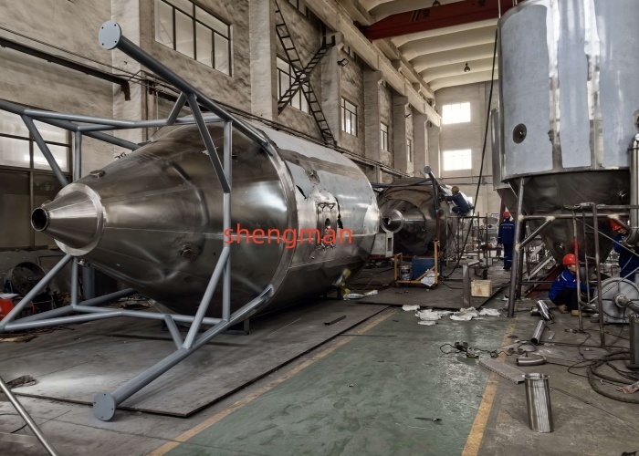 PLC Spray Drying Machine LPG-120 Programmable Temperature Atomization Parameters