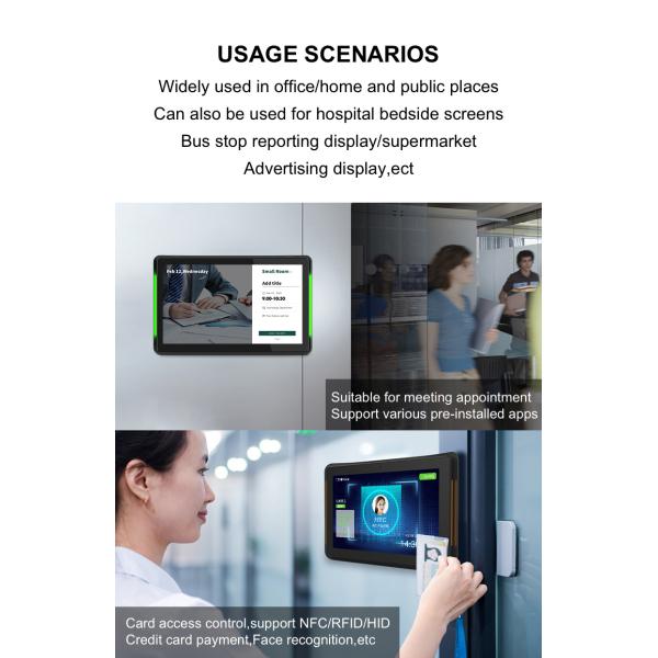 10.1 Inch POE Android Meeting Room Tablet with LED Light Control