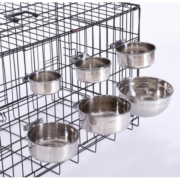 dog Bowls Collapsible Customized Height Wall Mounted Elevated Pet Feeder