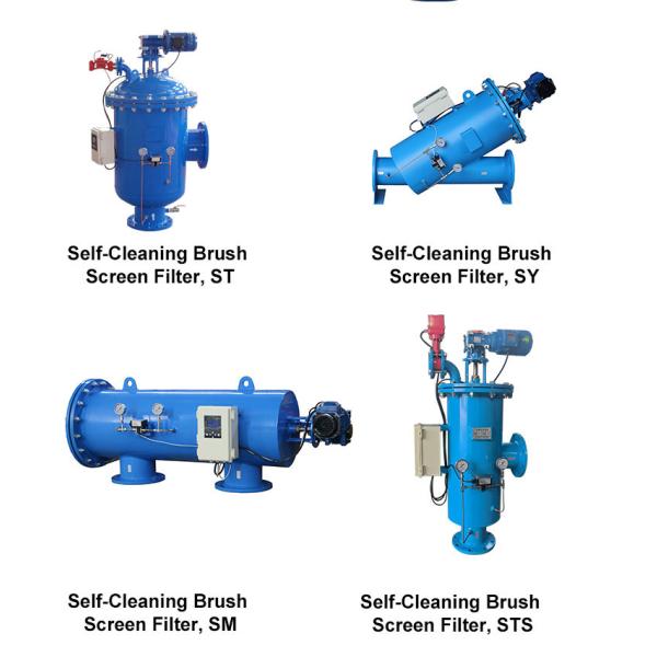 Professional Back Flush Water Filters , Automatic Backflush Filter For Water Treatment