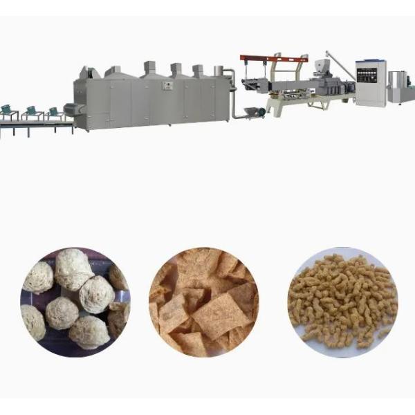 Continuous And Automatic TVP Texture Soya Extruder Machine Production Machine Line