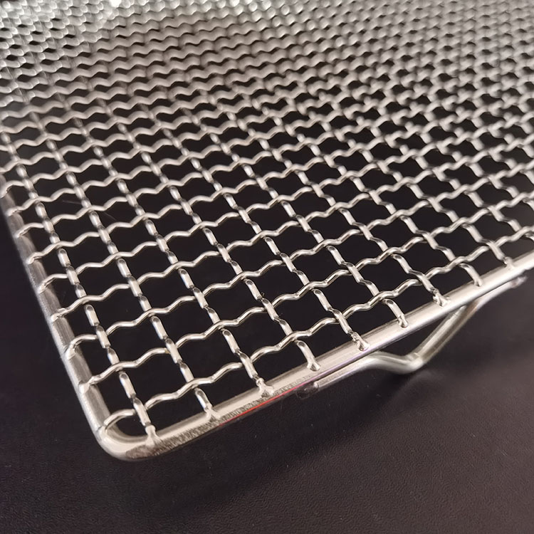 Custom Size High Working Temperature Stainless Steel Wire Mesh BBQ Drying Baking Tray
