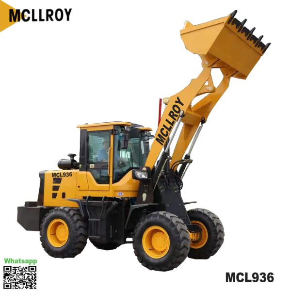Construction Little Wheel Loader Small With 1.1m3 Bucket 2000kg Rated Load