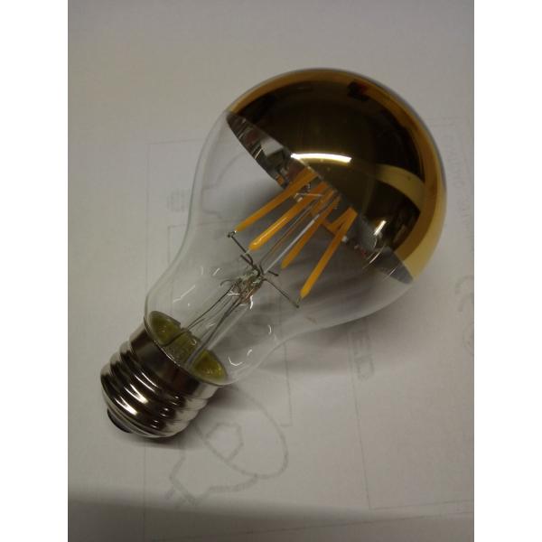 E27/E26 LED filament light bulb gold bowl