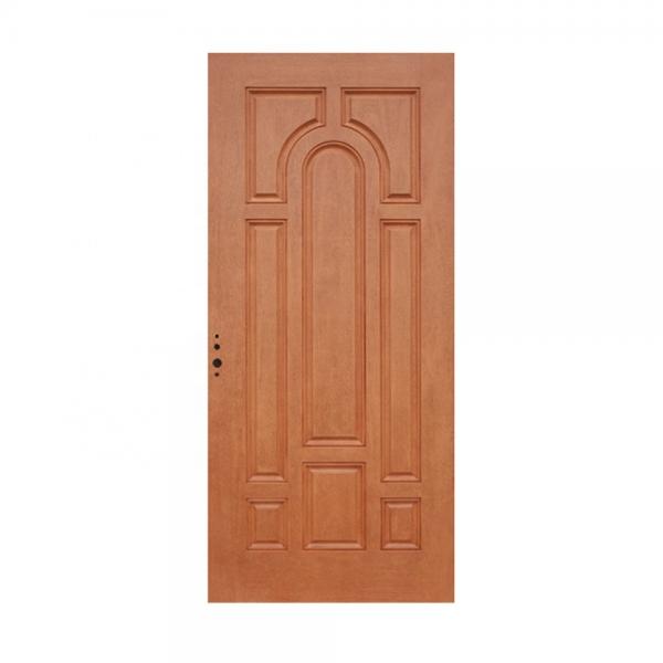 Buy New Design Wood Grain Texture Decorative Glass Inserts Entry Door Apartment With Low Price at wholesale prices