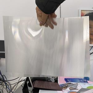 Quality Chinese 3D Lenticular Sheet supplier high transparency 0.9mm 70 lpi lenticular sheet for 3d lenticular printing products for sale