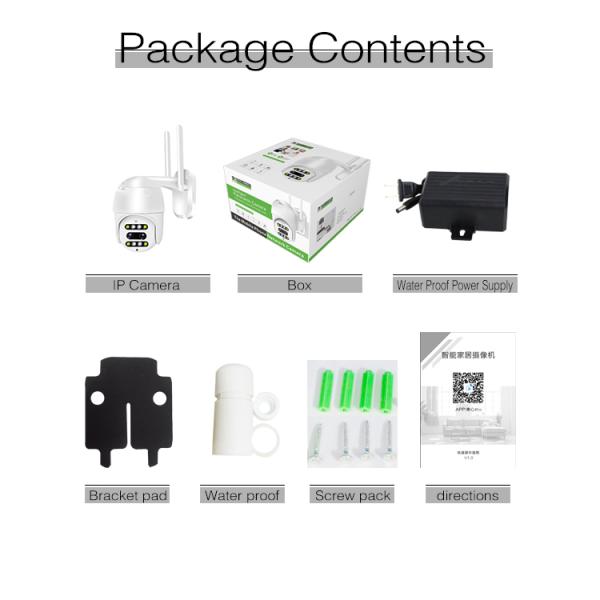 4MP 4G Cctv Security Ip Camera Outdoor Dual Lens Network Camera