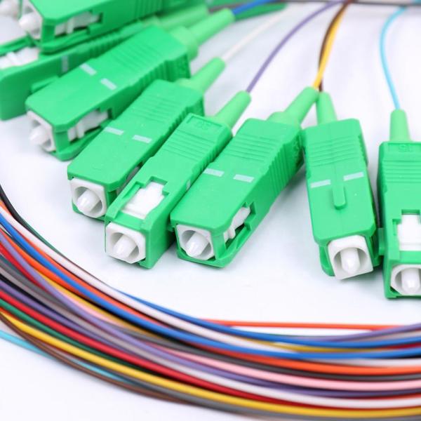 12F SC Pre Terminated Cable Optical Pigtail Single Mode 2 Meter