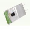 CPP degradable plastic bags/ Biodegradable food grade heat seal clear wicket bags for sale