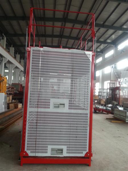 Sliding Door Construction Hoist Elevator Easy To Move CE ISO GOST