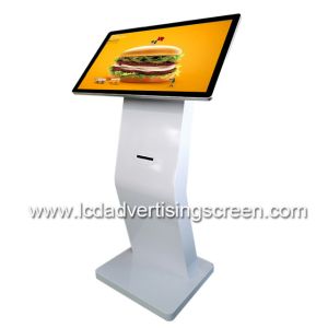 Quality 32 Inch Capacitive Touch LCD Totem With Printer for sale