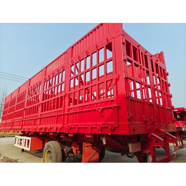 Deck Cargo Fence Semi Trailer with Not Self-dumping Function