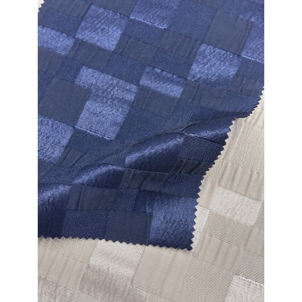 140cm 235g/m ² Spring/Summer New Style 69% Polyester 31% Cotton Grid Artistic Jacquard Fabric