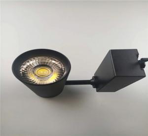 Quality Non Flicker Indoor Dimmable LED Track Lighting Aluminum Anti Dazzle 36W 24W COB for sale
