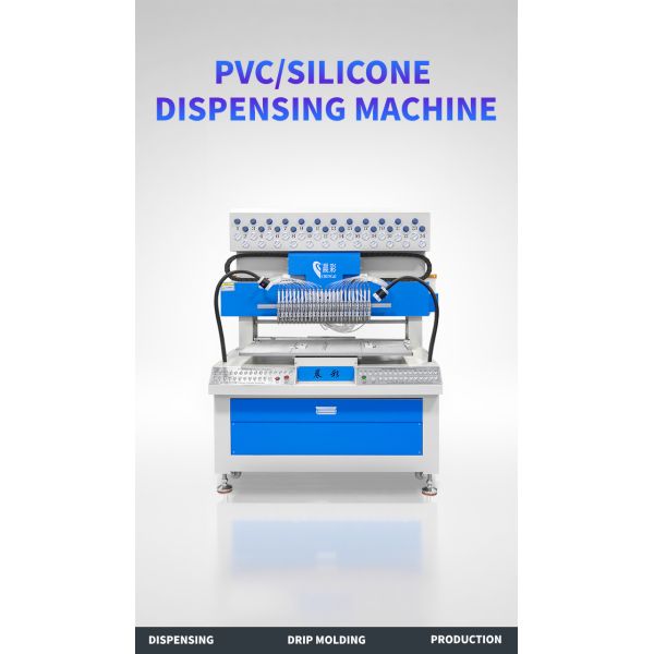 24 Colors Automatic Liquid PVC Dripping Machine Silicone Bracelet Making Machine for Dispensing 2D 3D Craft Keychains Dolls