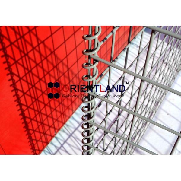 Welded Wire Stone Gabion Pillars / Gabion Columns As Decorative Elements