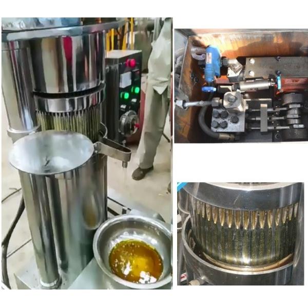 Cold Hot Pressing Machine High Safety Level Automatic Cocoa Butter Press Machine Sesame Walnut Oil Extraction Machine Cocoa Hydraulic Press