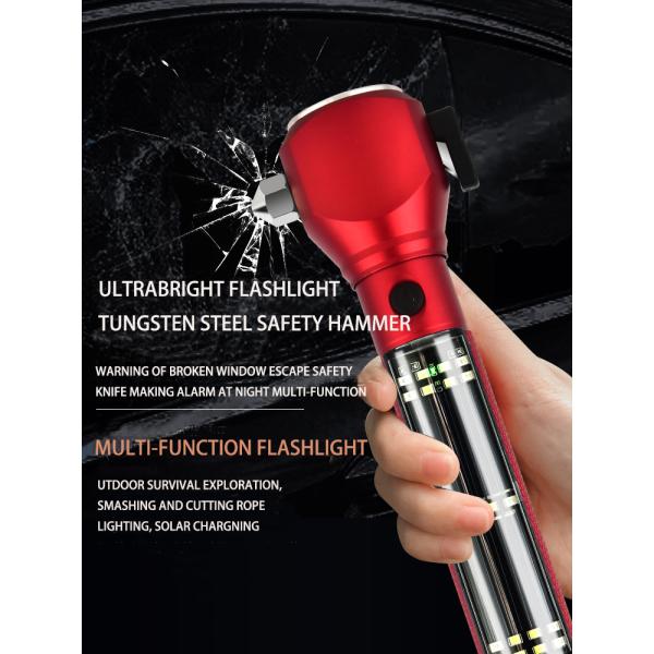 Mult-function Solar Eascape Flashlight