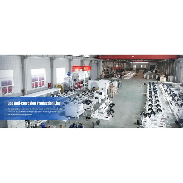 Automatic 3LPE Coating Pipe Production Line with PLC Control System for 50-100 Years Service Life