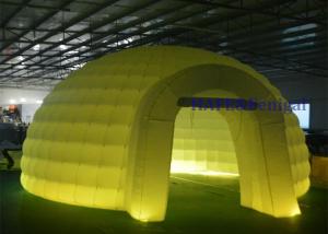 China Luminous Inflatable Tent,LED Lighting Inflatable Dome Tent,Portable Inflatable Camping Tent on sale
