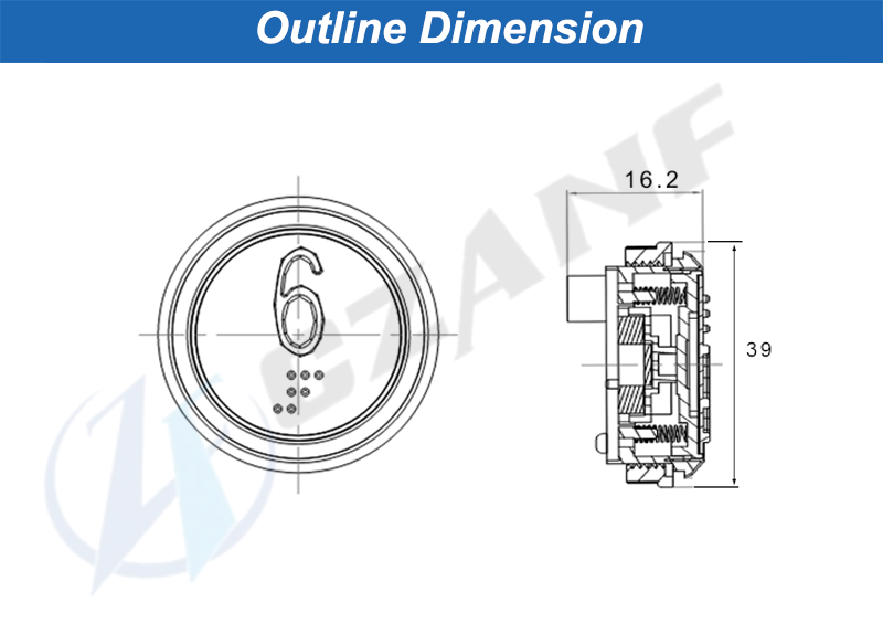 Elevator Push Button Round Square Stainless Steel Elevator Hall Call Buttons Lift Parts