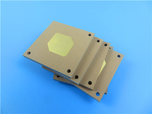 Double-layer 1.6mm TMM4 PCB Silver and Gold Plating