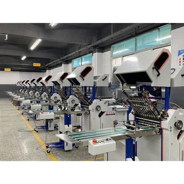 AOQI Continuous Load Suction Feeder Folding Machine With Air Suction Folder For Self Mailer