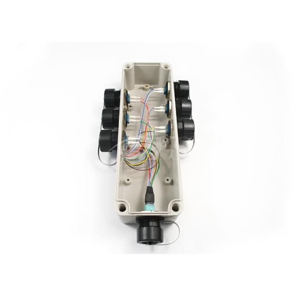 Multi Port Fiber Optic Terminal Box , Odva Fiber Optic Junction Box ABS Material