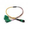 OM3 OM4 G657A Fiber Optic Trunk Cable 24 Core MTP MPO LC  Connector for sale