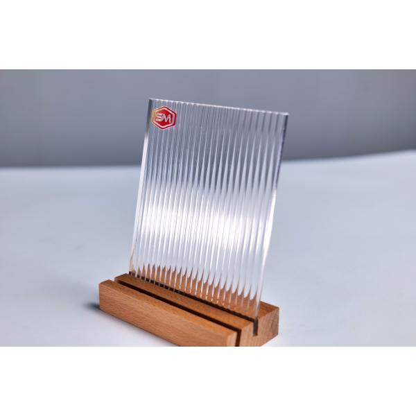 1.8mm-40mm Thick Patterned Clear Plastic Sheet Transmittance Option Available For Purchase