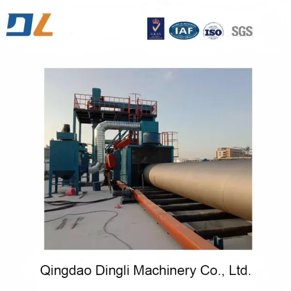 Customized Steel Pipe Inner/Outer Wall Shot Blast Cleaning Machine
