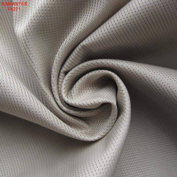 F4271 100% polyster metallic shiny twill