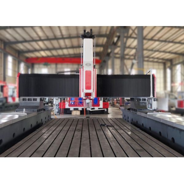 BT50 Spindle Taper Automatic CNC Plate Flange Drilling Machine With PLC Control