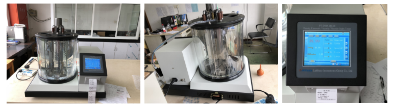 BD-D445-1884B Density, Kinematic Viscosity, Viscosity Index Tester, Viscometer, 4 samples, ASTM D445 petroleum Lubricating oils
